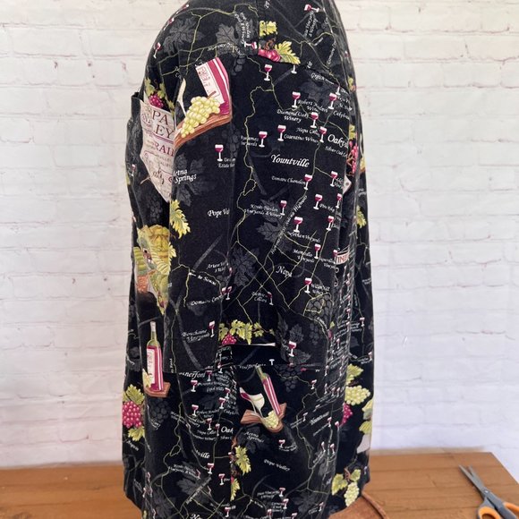 Napa Valley Wine Trail - Mens Shirt - David Carey Originals - Size Large - Picture 6 of 9